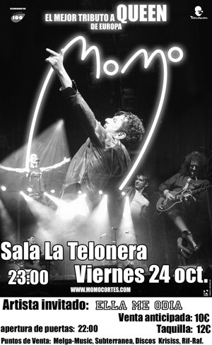 Tributo a Queen en Granada, Momo en La Telonera