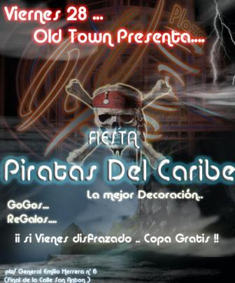 Fiesta Piratas del Caribe en Old Town Plaza