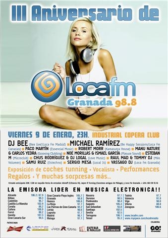 3 aniversario de Locafm Granada