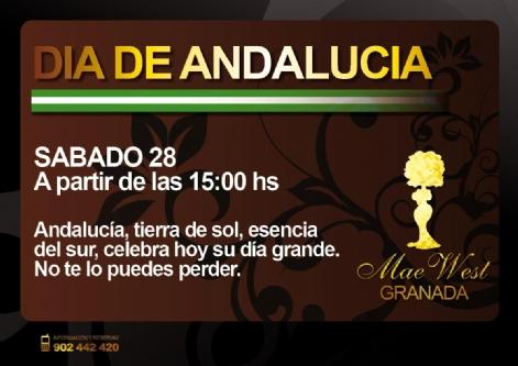 dia de andalucia en Mae West