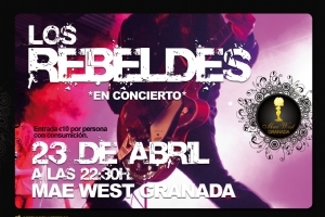 Los rebeldes en concierto en Mae West