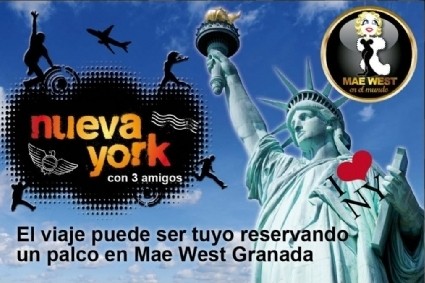 Mae West Granada sortea un Viaje a Nueva York