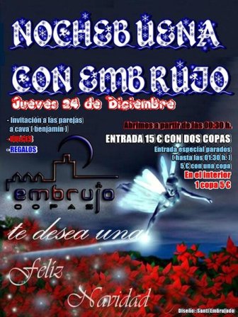 NocheBuena en Discoteca El Embrujo Copas