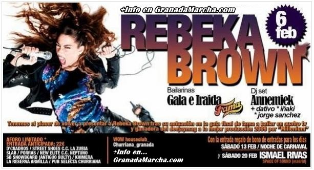 Rebeka Brown vuelve a Sala Wow