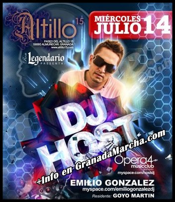 Miércoles House en Altillo 15 con Dj Host